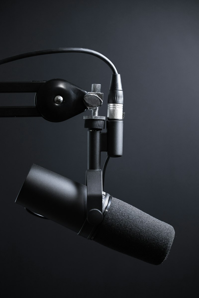 Microphone for spoken English practice